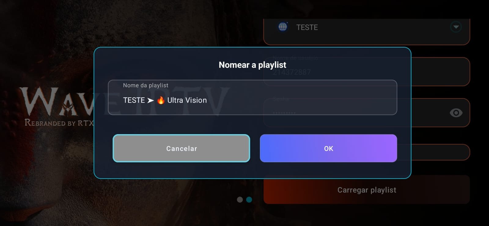 WAVE APLICATIVO PARA TV! MAIS ABRE NO CELULAR